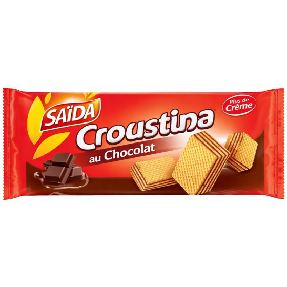 GAUFRETTES CROUSTINA CHOCOLAT SAÏDA 200G