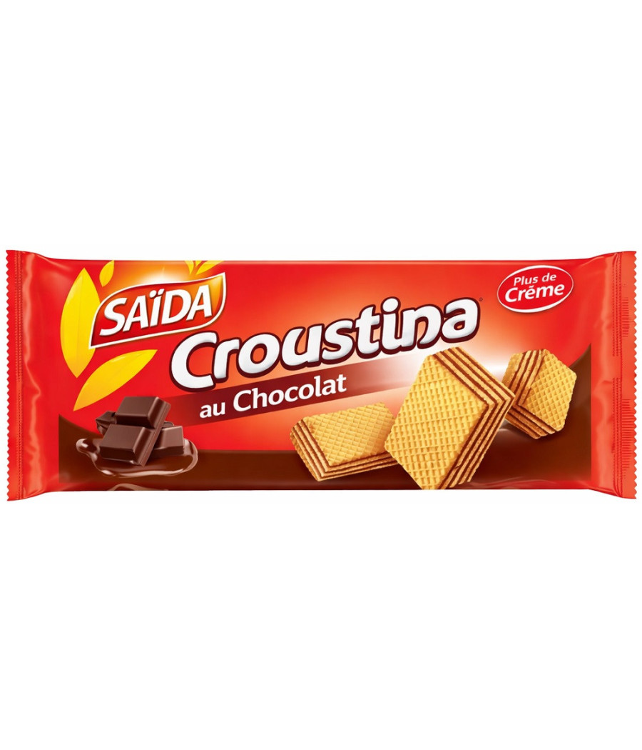 GAUFRETTES CROUSTINA CHOCOLAT SAÏDA 200G