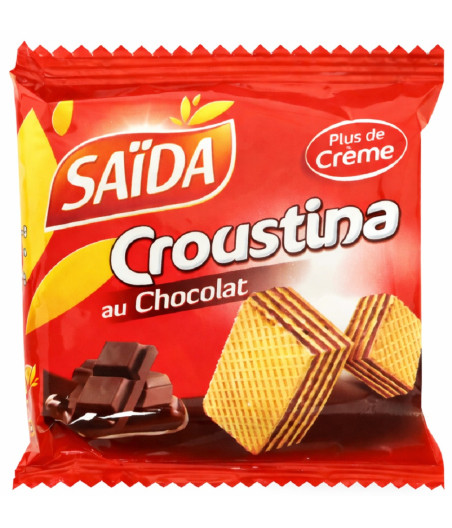GAUFRETTES CROUSTINA CHOCOLAT SAÏDA 33G