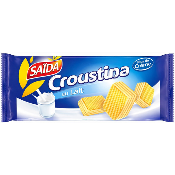 GAUFRETTES CROUSTINA LAIT SAÏDA 100G