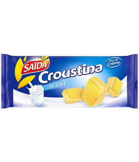 GAUFRETTES CROUSTINA LAIT SAÏDA 100G
