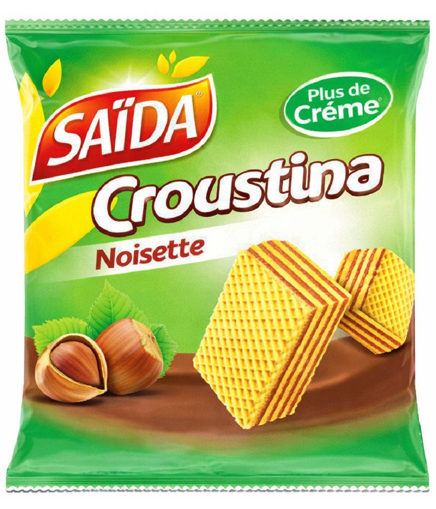 GAUFRETTES CROUSTINA NOISETTE SAÏDA 33G