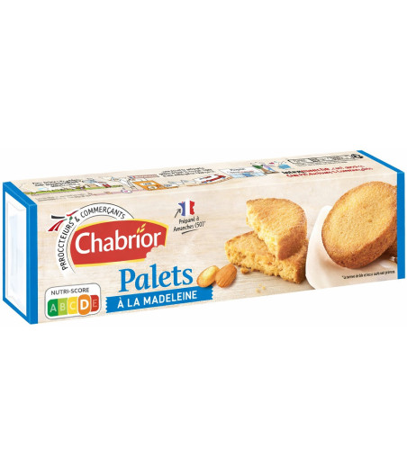 BISCUITS PALET À LA MADELEINE CHABRIOR 125G