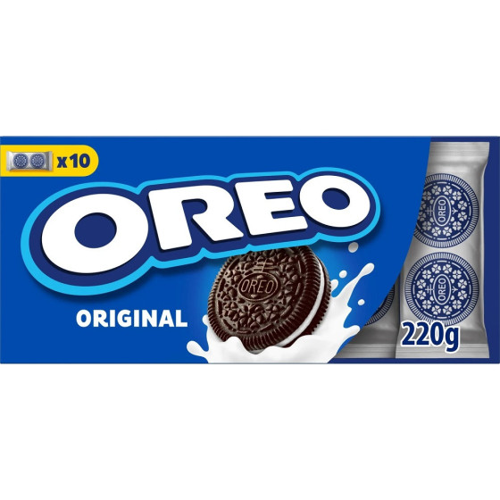 BISCUITS FOURRÉS VANILLE OREO 220G