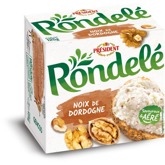 FROMAGE AU NOIX DE DORDOGNE RONDELE PRESIDENT 125G