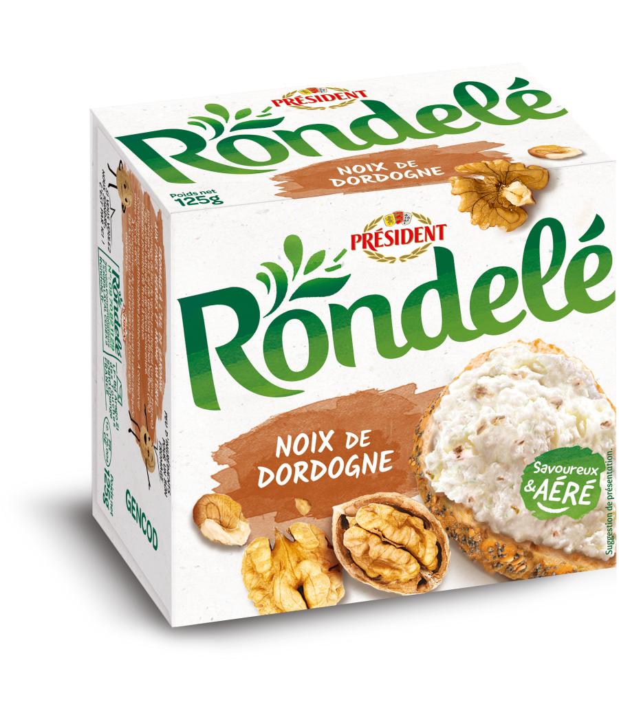 FROMAGE AU NOIX DE DORDOGNE RONDELE PRESIDENT 125G