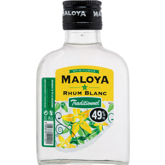 RHUM BLANC TRADITONNEL MALOYA 20CL