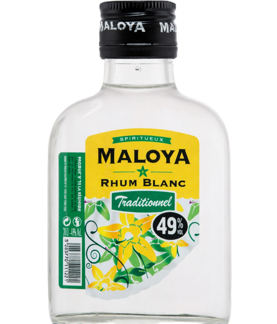 RHUM BLANC TRADITONNEL MALOYA 20CL