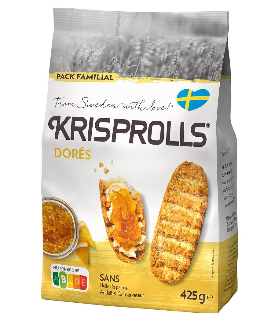 PAINS SUEDOIS DORÉS KRISPROLLS 425G