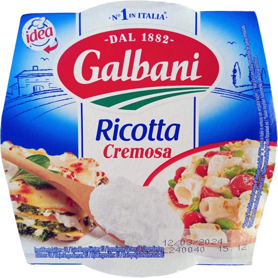 FROMAGE RICOTTA CREMOSA GALBANI 250 G