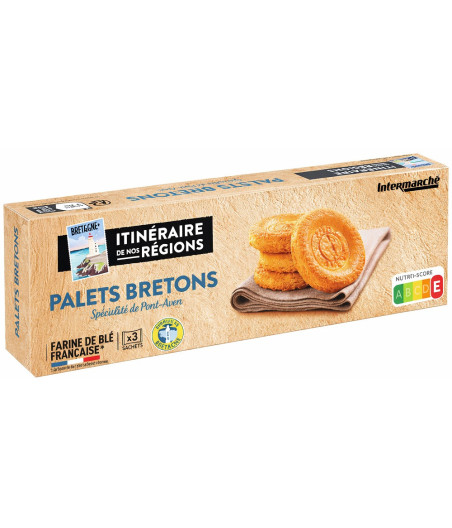 BISCUITS PALETS BRETONS ITINÉRAIRE DES SAVEURS 100G