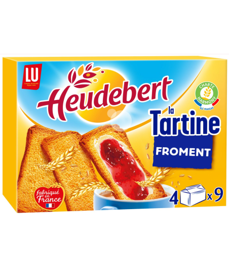TARTINE AU FROMENT HEUDEBERT LU 325G