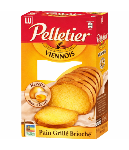 PAIN GRILLE BRIOCHE PELLETIER 240G