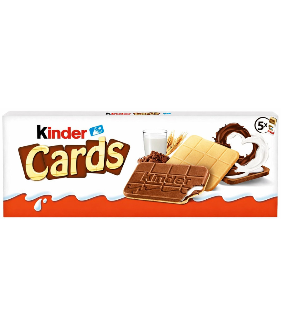 BISCUITS KINDER CARDS 128G
