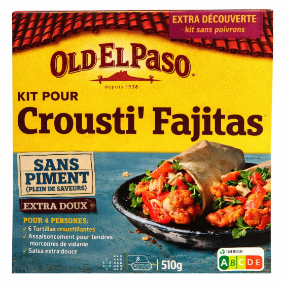 KIT POUR FAJITAS OLD EL PASSO 521G