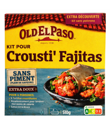 KIT POUR FAJITAS OLD EL PASSO 521G