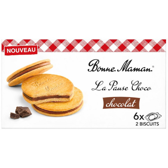 BISCUITS BONNE MAMAN LA PAUSE CHOCOLAT 235G