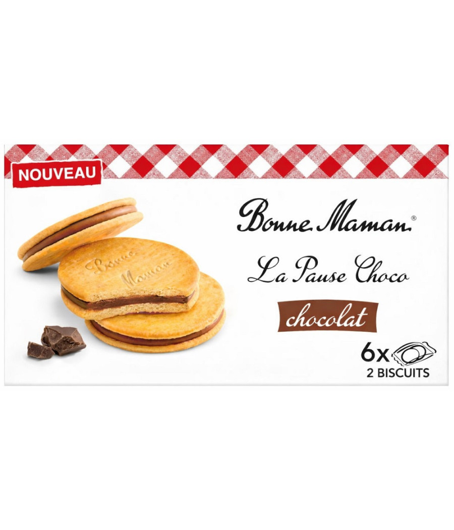 BISCUITS BONNE MAMAN LA PAUSE CHOCOLAT 235G