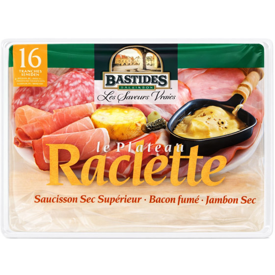 PLATEAU DE CHARCUTERIE POUR RACLETTE LA BASTIDE 176G