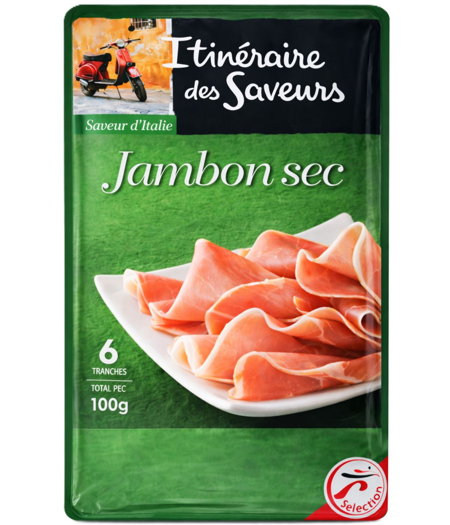 JAMBON SEC ITALIEN ITINERAIRES DE SAVEURS  100G
