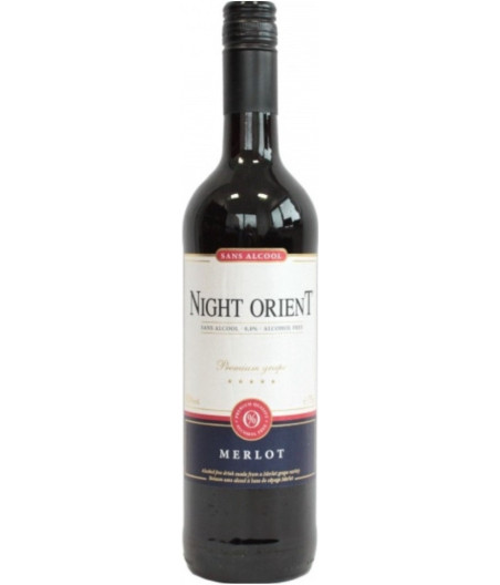 NIGHT ORIENT SANS ALCOOL MERLOT 75CL