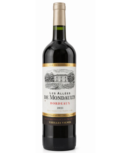 LES ALLEES DE MONDAULTS BORDEAUX 2021 70CL