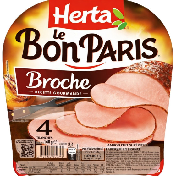 JAMBON BROCHE HERTA 140G