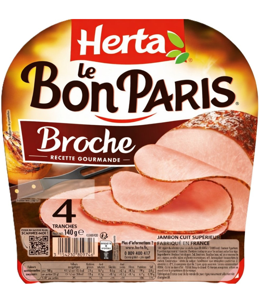 JAMBON BROCHE HERTA 140G