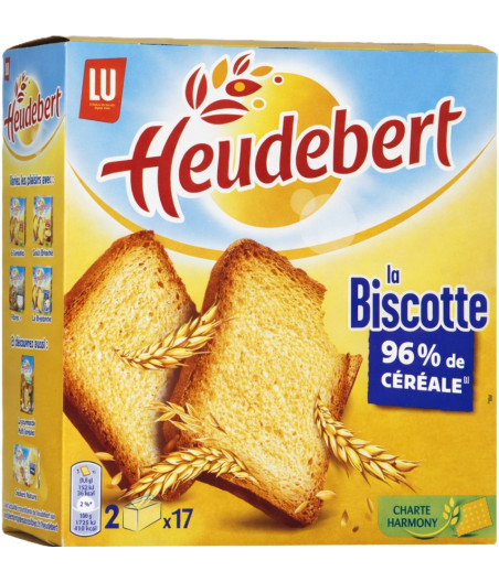 BISCOTTE NATURE HEUDEBERT LU 150G