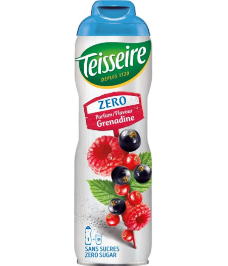 SIROP GRENADINE ZERO SUCRE TEISSEIRE 60CL