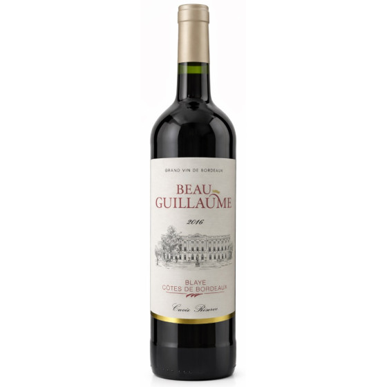VIN ROUGE BLAYE COTES DE BORDEAUX BEAU GUILLAUME 75CL