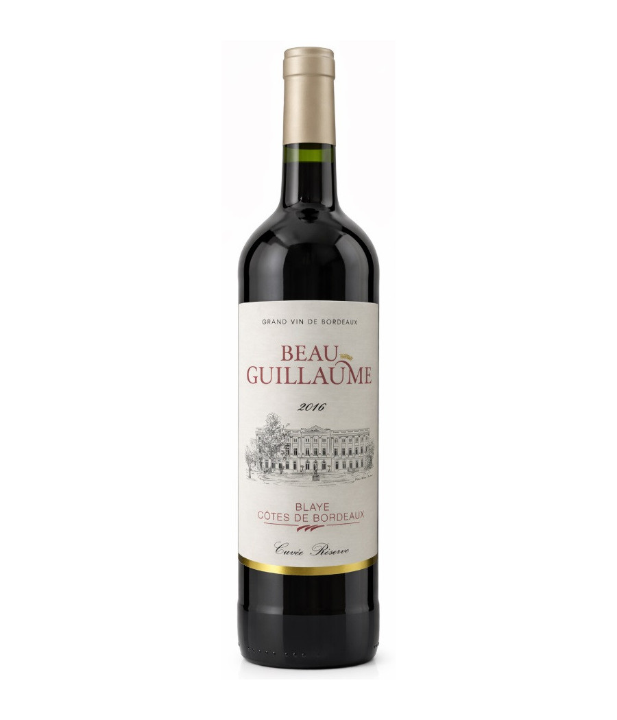 VIN ROUGE BLAYE COTES DE BORDEAUX BEAU GUILLAUME 75CL