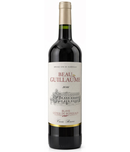VIN ROUGE BLAYE COTES DE BORDEAUX BEAU GUILLAUME 75CL