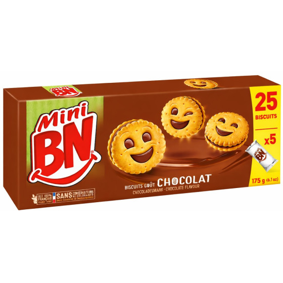 BISCUITS MINI CHOCOLAT BN 175G