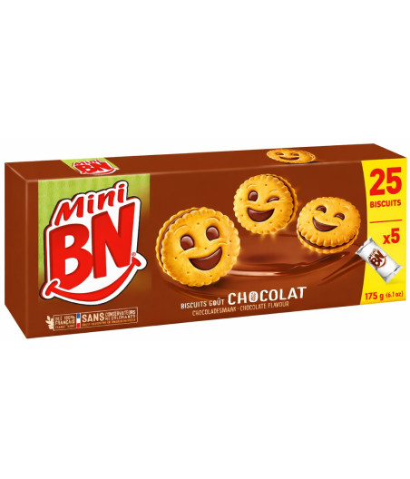 BISCUITS MINI CHOCOLAT BN 175G