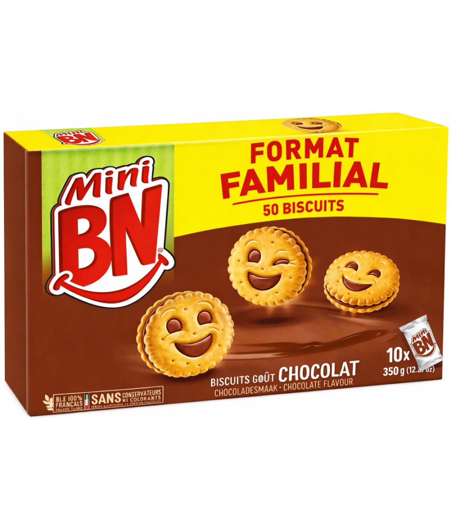 BISCUITS MINI CHOCOLAT BN 350G