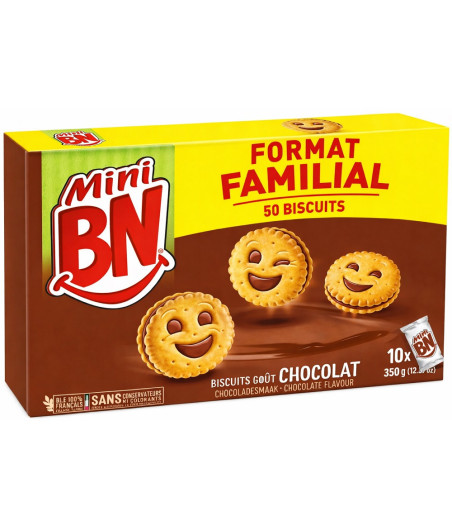 BISCUITS MINI CHOCOLAT BN 350G