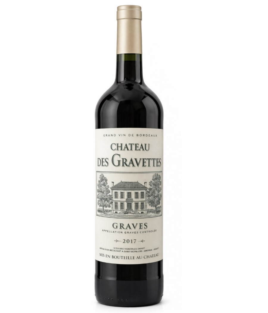 GRAND VIN DE BORDEAUX CHATEAU DES GRAVETTES 2017 75CL