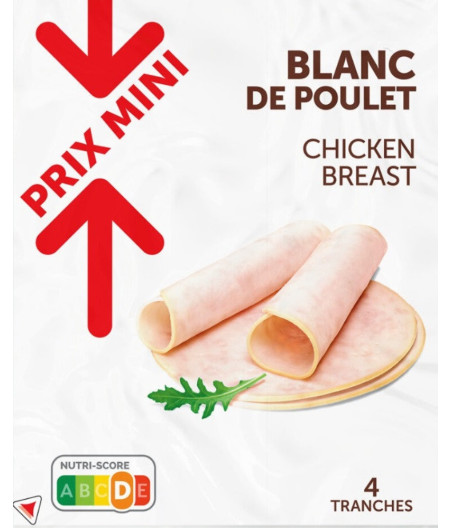 BLANC DE POULET PRIX MINI 180G
