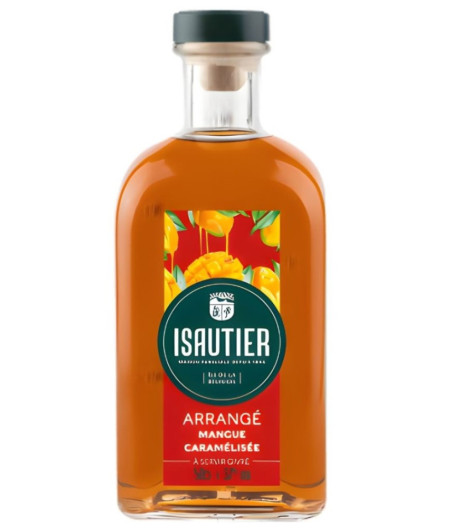 RHUM ARRANGE  MANGUE CARAMELISE 37% ISAUTIER 70CL