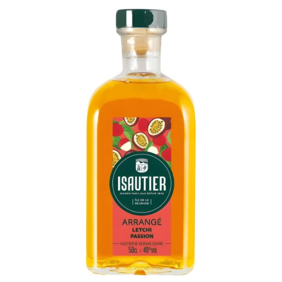 RHUM ARRANGE 40% LETCHI PASSION ISAUTIER 50CL