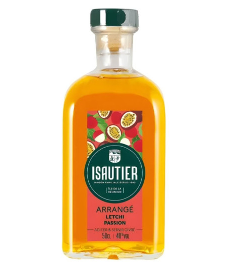 RHUM ARRANGE 40% LETCHI PASSION ISAUTIER 50CL
