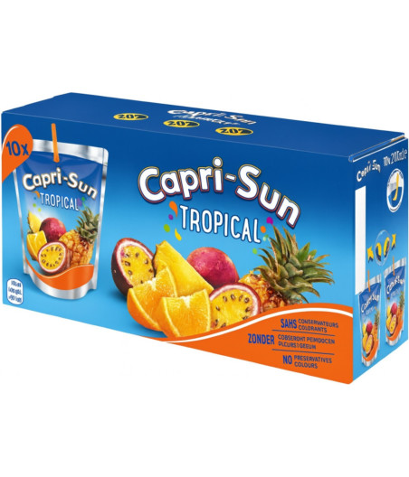 BOISSON FRUITS TROPICAL CAPRI-SUN 10X20CL