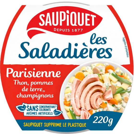 LES SALADIERES PARISIENNE SAUPIQUET 220G