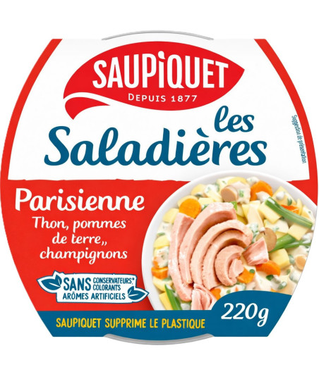 LES SALADIERES PARISIENNE SAUPIQUET 220G