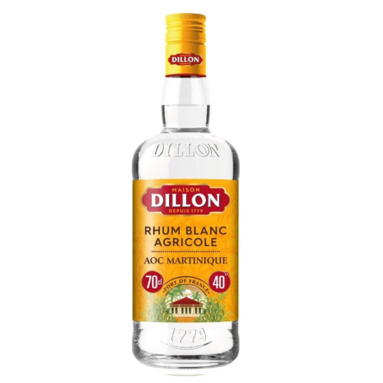 RHUM BLANC AGRICOLE 40% DILLON 70CL