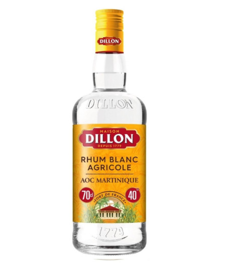 RHUM BLANC AGRICOLE 40% DILLON 70CL