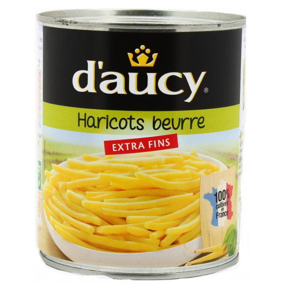 HARICOTS BEURRE EXTRA FINS D'AUCY 4KG