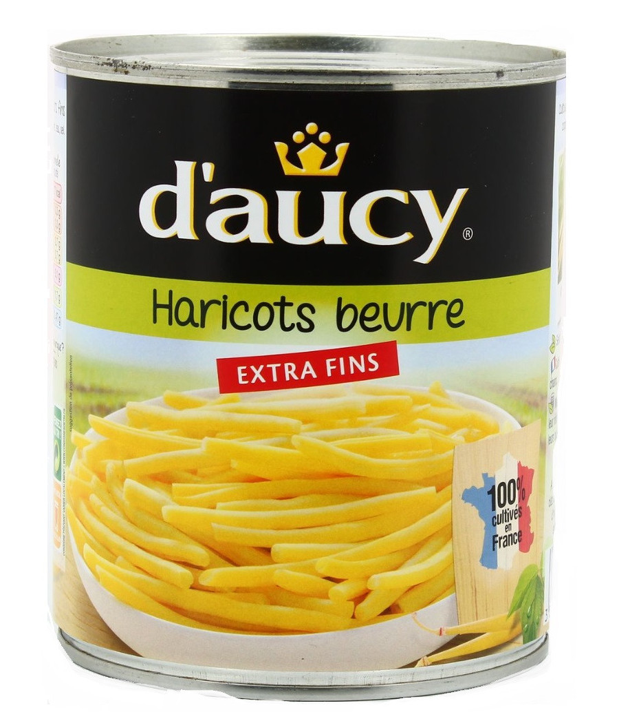 HARICOTS BEURRE EXTRA FINS D'AUCY 4KG