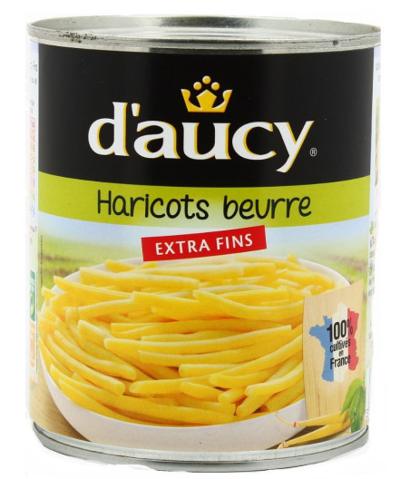 HARICOTS BEURRE EXTRA FINS D'AUCY 4KG